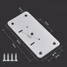 Kit de plaque de réparation de charnière d'armoire – vue 5