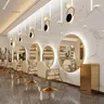 Miroir décoratif rond pour Salon de coiffure – vue 6