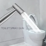 Pulvérisateur de bidet de toilette en acier inoxydable, lavage anal, interrupteur à 2 fonctions, siège de douche, jet de pulvérisation pour la maison, mise à niveau