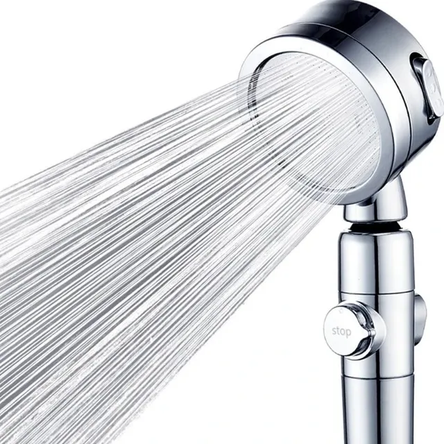 Pommeau douche main haute pression réglable trois modes… – vue 5