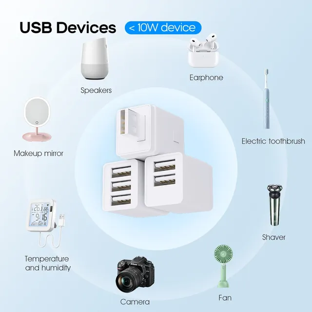 Adaptateur WiFi USB compact blanc mat coins arrondis… – vue 6