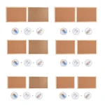 Panneau d&rsquo;affichage en liège bricolage, cadre en bois, mémo décoratif, tableau d&rsquo;affichage, fond photo doux, bureau et école