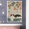 Baignoire japonaise chat paresseux bain Art affiche… – vue 2