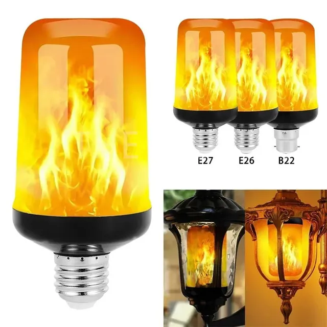 Ampoule LED en Forme de Flamme Simulée – vue 6