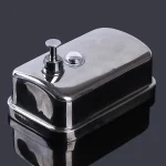 Distributeur mural de gel douche manuel Regina de 500ml, bouteille de désinfectant pour les mains en acier inoxydable, récipient pour vaisselle de cuisine