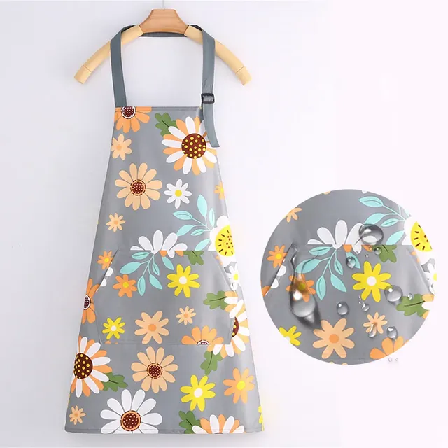 Nouveau coton toile mode tablier imperméable tabliers de… – vue 3