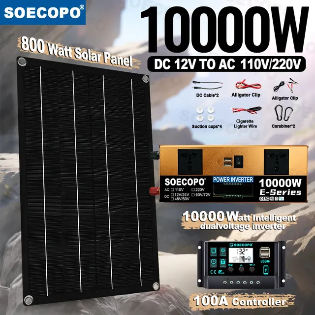 Kit complet de système solaire 10000W