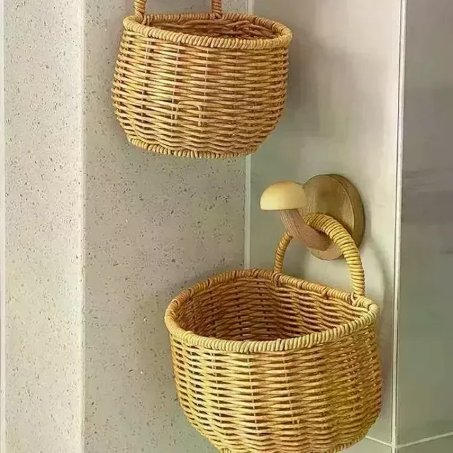 Panier de rangement de cuisine avec poignée – vue 3