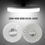 Ampoule LED E27 220V 110V lampe à LED éclairage intérieur rond Super lumineux salon Garage lumière UFO forme ampoules plafonniers