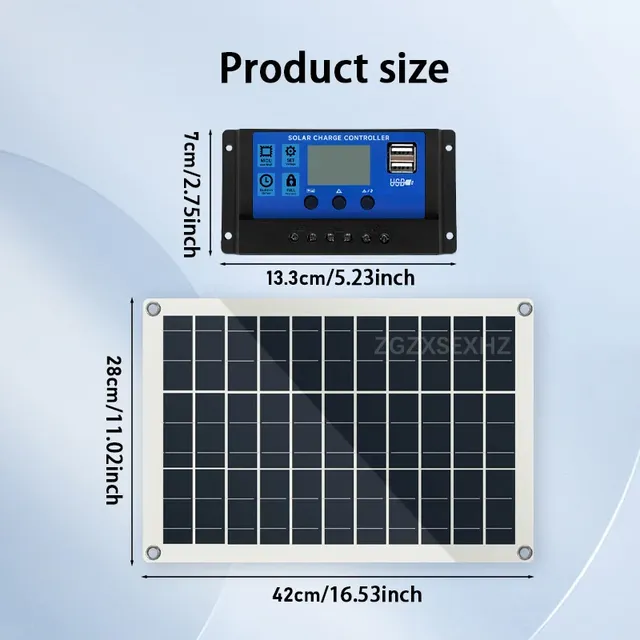 1000W Panneau Solaire 12V Cellule Solaire Avec 50A 100A… – vue 6
