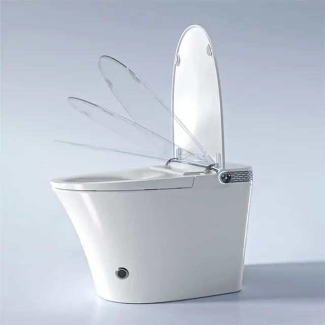 Toilettes intelligentes allongées modernes – vue 3