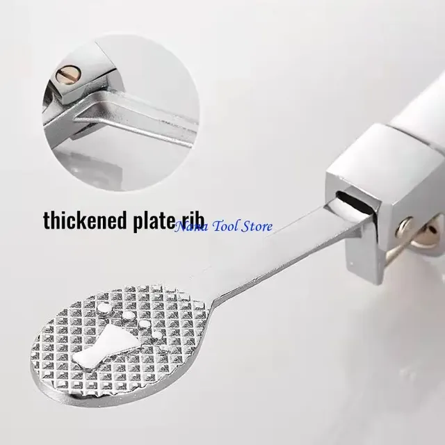 Pédale robinet commande pied mains libres chromé laiton… – vue 3