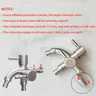 Robinet noir Double utilisation pour Machine à laver – vue 4