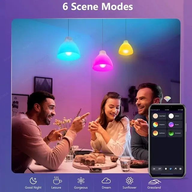 Ampoule LED intelligente Bluetooth Tuya – vue 2