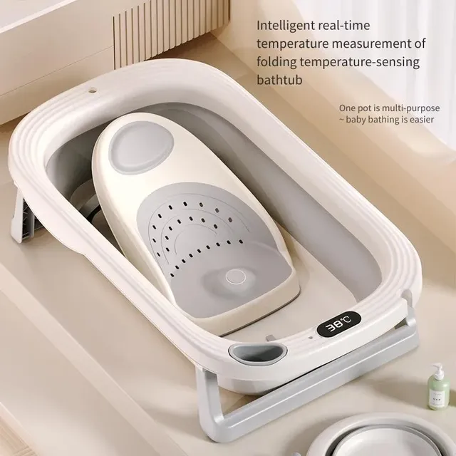 Bassin de douche pour bébé sensible à la température – vue 2