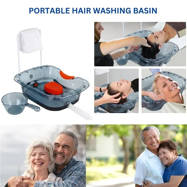 Lavabo shampoing portable bassin ergonomique appui nuque… – vue 2