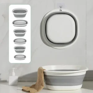 Lavabo Pliant en Plastique pour Adulte et Bébé, Lavabo Portable, Accessoires de Salle de Bain et de Cuisine Lavabo Pliant en Plastique pour Adulte et Bébé, Lavabo Portable, Accessoires de Salle de Bain et de Cuisine