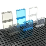 10 pièces panneau Transparent 1x4x3 points fenêtre mur maison Construction accessoires bricolage maison briques jouets pièces compatibles 60581