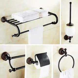 Accessoires de salle de bains en laiton