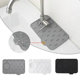 Tapis de robinet de cuisine en Silicone