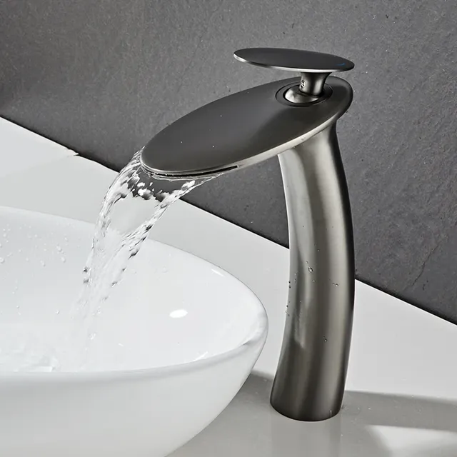 Robinet de lavabo en platine – vue 7