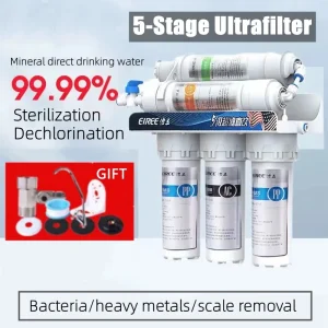 Filtre purificateur d’eau en 5 étapes, système de Purification d’eau avec filtre de robinet, Ultrafiltration de cuisine domestique Filtre purificateur d’eau en 5 étapes, système de Purification d’eau avec filtre de robinet, Ultrafiltration de cuisine domestique