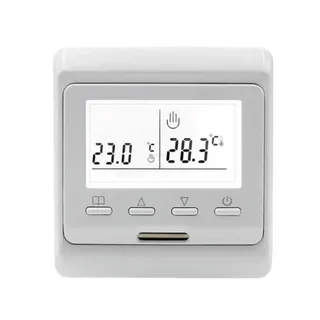 Thermostat programmable mural tactile écran LCD double affichage…