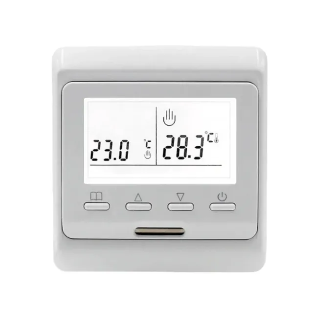Thermostat programmable mural tactile écran LCD double…