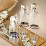 Bouteille distributrice de savon liquide, pompe vide, rechargeable, bouteilles de shampoing de salle de bain, récipient liquide, décor, 60 ml, 90 ml, 120 ml