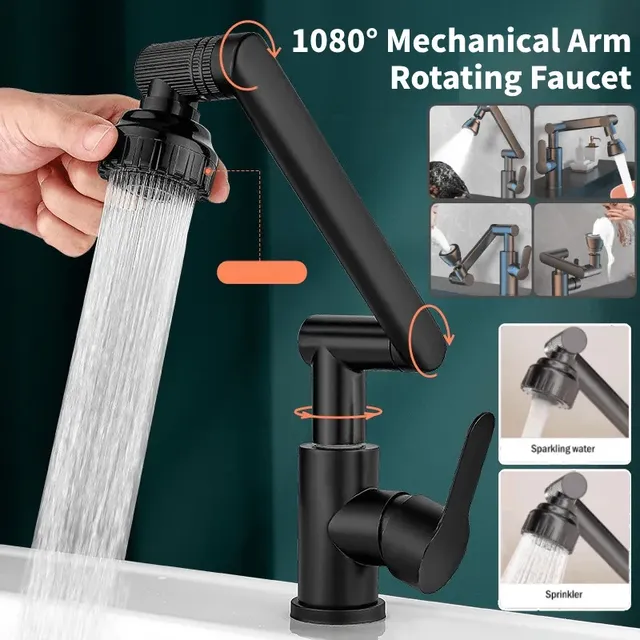 Bras mécanique universel pour robinet chaud et froid – vue 2