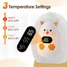 Chauffe mains électrique rechargeable pelucheux long… – vue 3