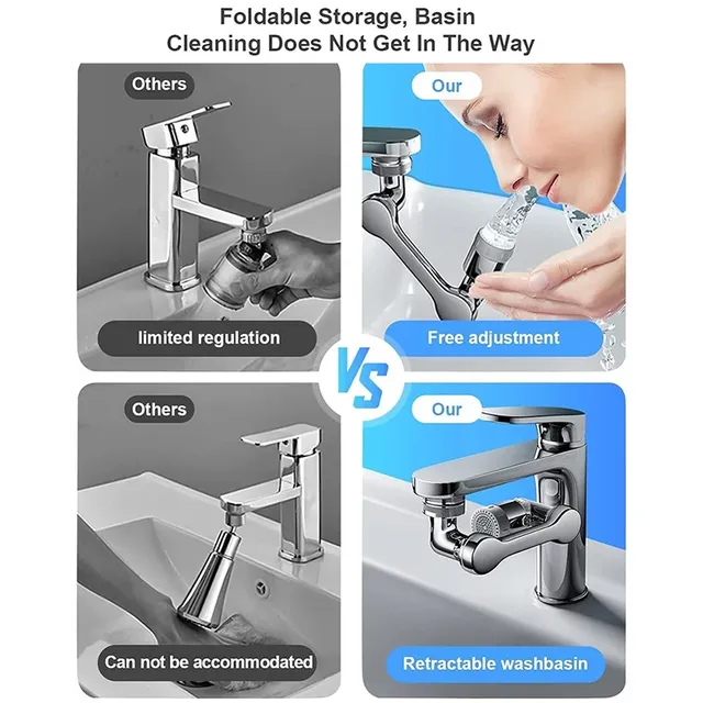 Universel 1080 ° Robinet d'extension de bras robotique… – vue 4