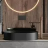 Robinet de lavabo en or Rose brossé – vue 2