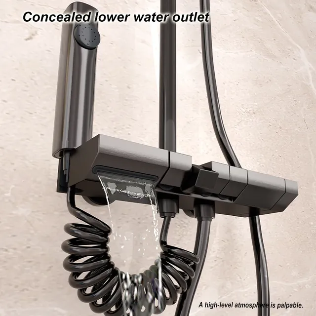 Système de douche de salle de bains à affichage… – vue 4