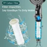 Pommeau douche filtrant haute pression portable bouton… – vue 4