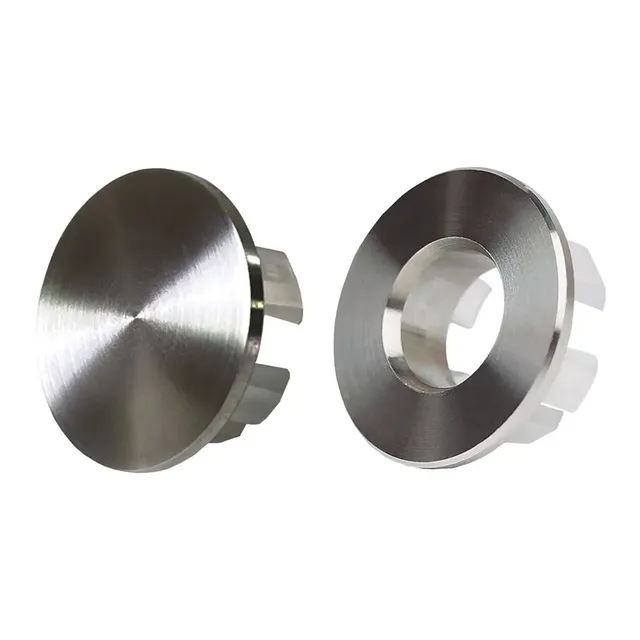 Cache trou évier débordement rond acier inox brossé…