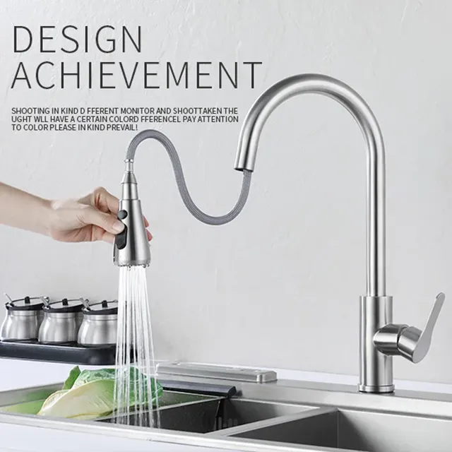 Robinets de cuisine en acier inoxydable 304 – vue 2