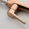 KEMAIDI Rose Robinets de cuisine d'argent et noir simple… – vue 4