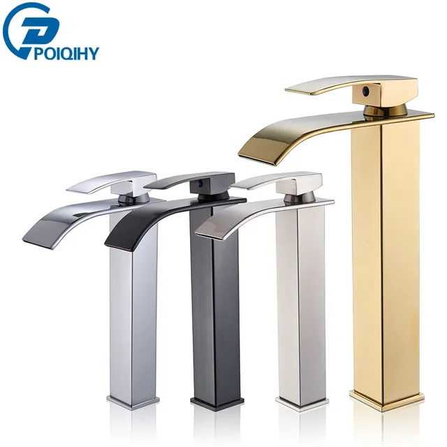 Robinet mitigeur lavabo vasque monocommande bec cascade… – vue 2