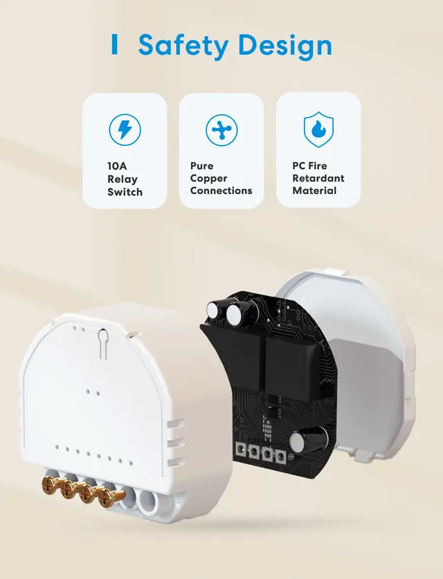 Meross Matter 2/4 Pack commutateur mural Wi-Fi… – vue 4