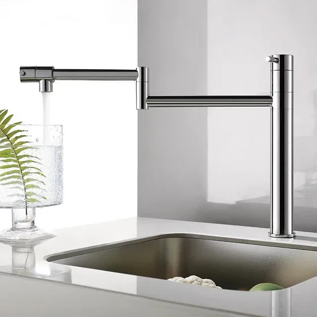 Robinet de cuisine pivotant mural – vue 4