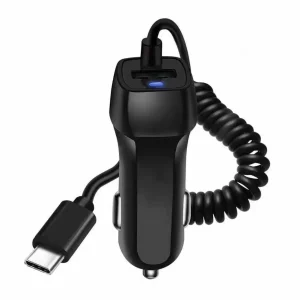 Chargeur de voiture à charge rapide pour Samsung S21, S22, S23, QC3.0, Laguna ette, câble USB VopeC, chargeur de voiture pour camion Chargeur de voiture à charge rapide pour Samsung S21, S22, S23, QC3.0, Laguna ette, câble USB VopeC, chargeur de voiture pour camion