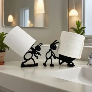 Porte-papier hygiénique, cintre de mouchoirs, organisateur de salle de bains, Design Animal mignon, minimaliste, distributeur de rouleaux pratique, cadeau de vacances