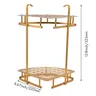 Étagère murale dorée pour salle de bain – vue 6