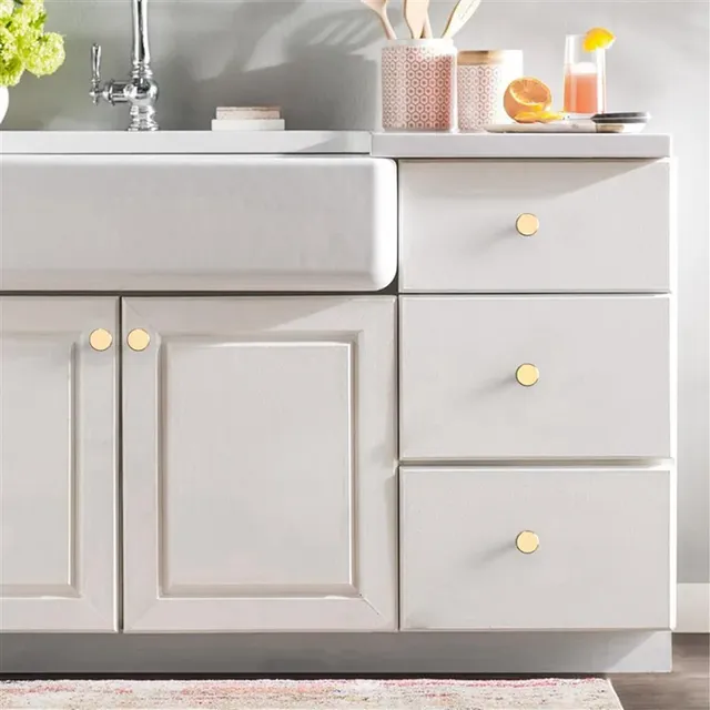 B84B-30 Pack 1.2 pouces boutons d'armoire en or brossé…