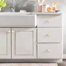 B84B-30 Pack 1.2 pouces boutons d'armoire en or brossé… – vue 1