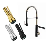 Buse de robinet de cuisine G1/2, pulvérisateur, clé d&rsquo;arrêt d&rsquo;eau, pomme de douche extractible, robinet d&rsquo;évier, accessoire de remplacement, aérateur de rénovation de la maison