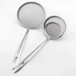 Écumoire ovale en acier inoxydable, filtre à huile en maille, filtre alimentaire, ustensiles de cuisine, passoire, filtre frit, passoire de cuisine, cuisson