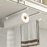 Porte rouleau papier cuisine suspension sous étagère fer… – vue 2