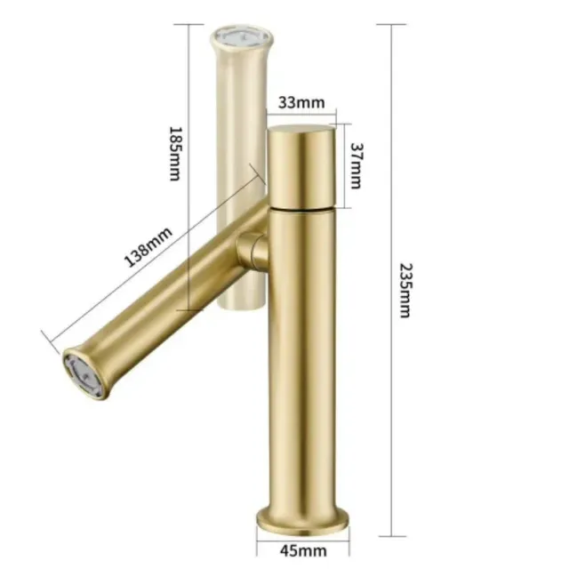 Robinet de lavabo de salle de bains en acier inoxydable… – vue 7